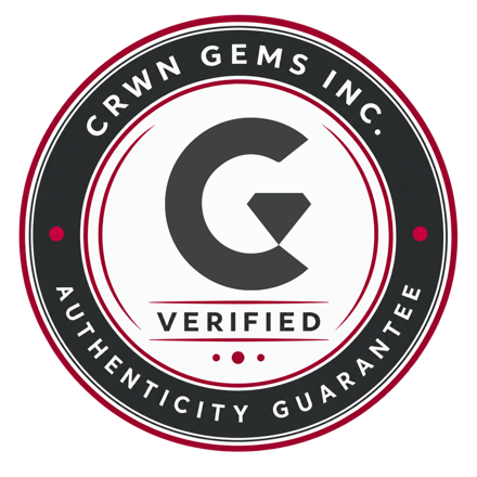 CRWN Gems Inc. verified authenticity guarantee seal
